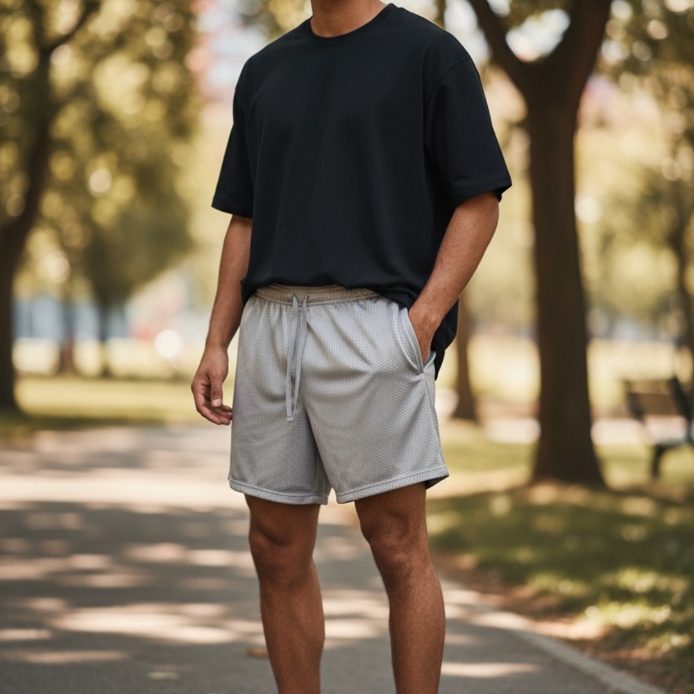 XL Under Armour Light Gray Athletic Shorts